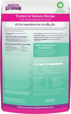 HEALTH EXTENSION Grain-Free Turkey & Salmon Recipe