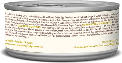Whole Earth Farms Grain-Free Real Turkey Pate Recipe Canned Food