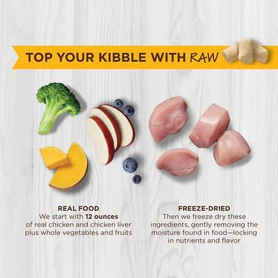 Instinct Raw Boost Mixers Chicken Recipe Grain-Free Freeze-Dried Cat Food