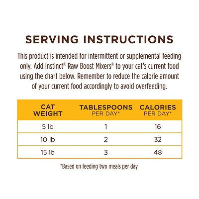 Instinct Raw Boost Mixers Chicken Recipe Grain-Free Freeze-Dried Cat Food