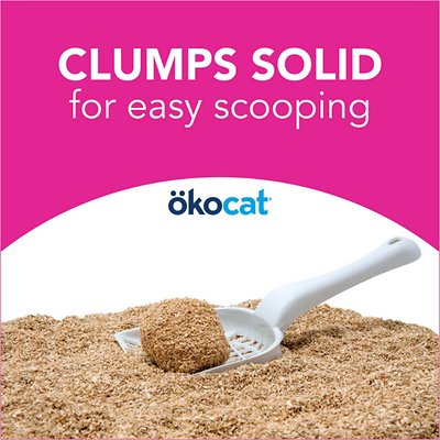 Okocat Super Soft Clumping Wood Unscented Cat Litter