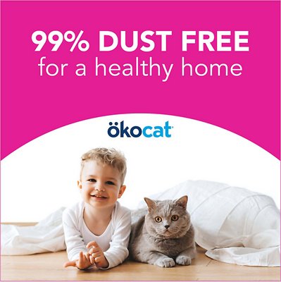 Okocat Super Soft Clumping Wood Unscented Cat Litter