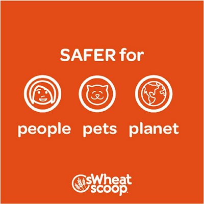 sWheat Scoop Multi-Cat Unscented Clumping Wheat Cat Litter