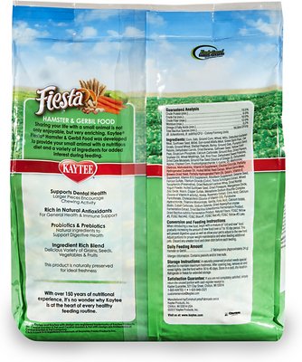 Kaytee Fiesta Gourmet Variety Diet Gerbil & Hamster Food