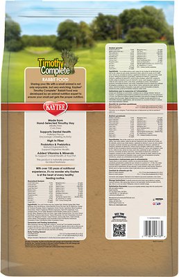 Kaytee Timothy Complete Rabbit Food