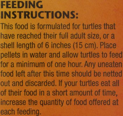 Zoo Med Natural Aquatic Maintenance Formula Turtle Food