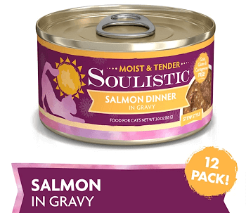 Soulistic Moist & Tender Salmon Dinner in Gravy Canned Food
