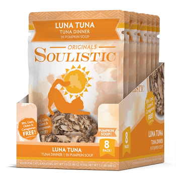 Soulistic Luna Tuna Tuna Dinner in Pumpkin Soup Pouches