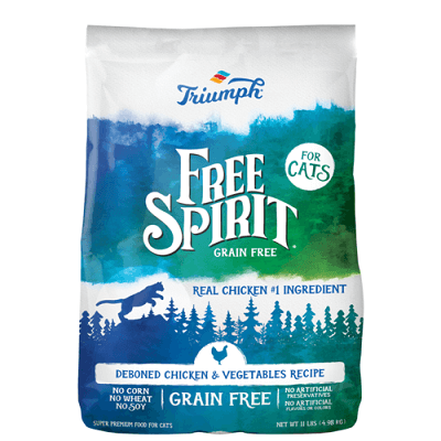 TRIUMPH Free Spirit Grain-Free Chicken & Vegetables Dry Food