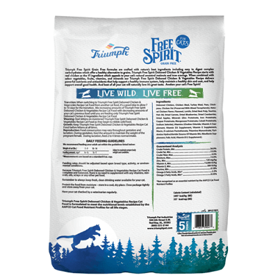 TRIUMPH Free Spirit Grain-Free Chicken & Vegetables Dry Food