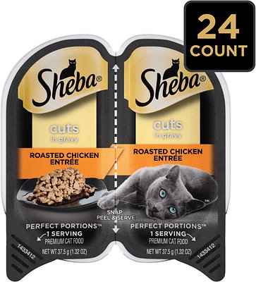 SHEBA Cuts in Gravy Roasted Chicken Entree