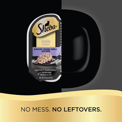 SHEBA Perfect Portions Cuts in Gravy Savory Mixed Grill Entree