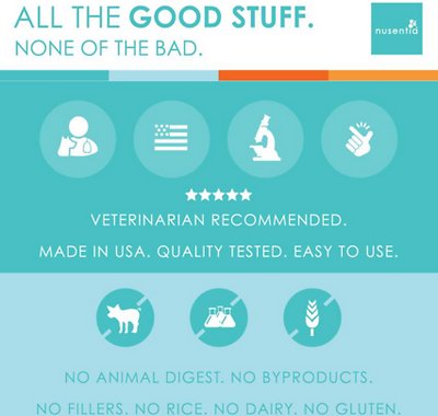 Nusentia Probiotic Miracle Premium Blend Dog & Cat Supplement