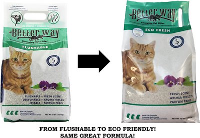 Better Way Eco Fresh Scented Clumping Clay Cat Litter