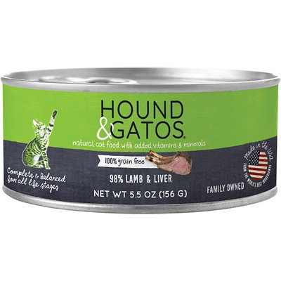 HOUND & GATOS  98% Lamb & Liver Canned Food