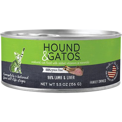 HOUND & GATOS 98% Lamb & Liver Canned Food