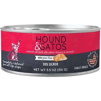 HOUND & GATOS 98% Salmon Canned Cat Food