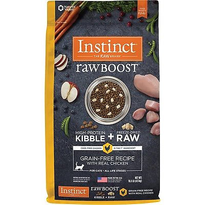 INSTINCT BY NATURE’S VARIETY Raw Boost Grain-Free Recipe with Real Chicken