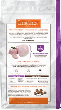 Instinct Limited Ingredient Diet Grain-Free Recipe with Real Rabbit Freeze-Dried Raw Coated Dry Cat Food