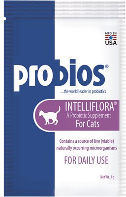 Probios Intelliflora Probiotic Cat Supplement, 30 count