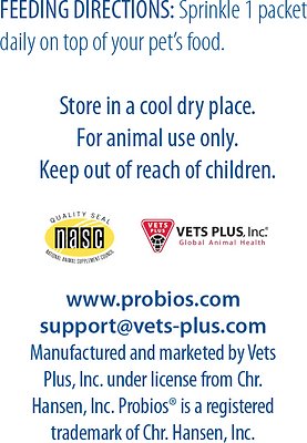 Probios Intelliflora Probiotic Cat Supplement, 30 count