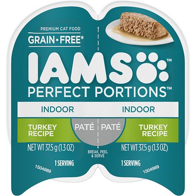 IAMS Perfect Portions Indoor Pate Turkey Recipe