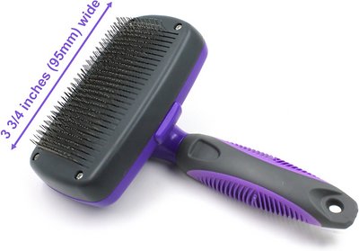 Hertzko Self-Cleaning Dog & Cat Slicker Brush