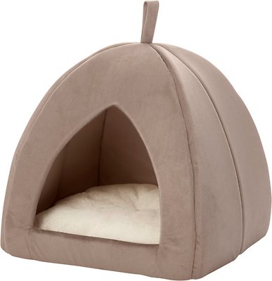 Frisco Tent Covered Cat & Dog Bed, Sandy Beige