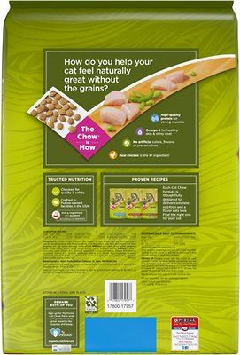 PURINA Cat Chow Naturals Grain-Free with Real Chicken Dry Cat Food