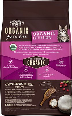 CASTOR & POLLUX Grain-Free Organic Kitten Recipe