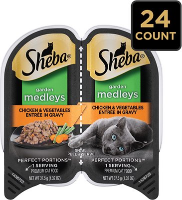 SHEBA Garden Medleys Chicken & Vegetables Entrée in Gravy