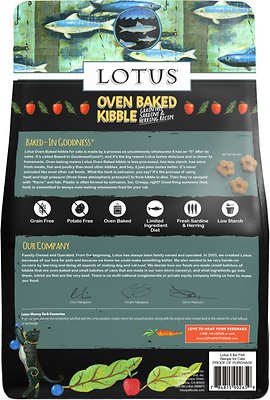 LOTUS Oven Baked Kibble Sardine & Herring Recipe