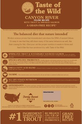 TASTE OF THE WILD Canyon River Grain-Free Dry Cat Food