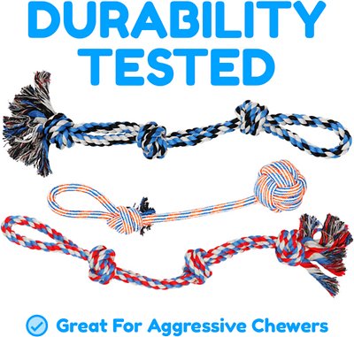Pacific Pups Rescue Assorted Rope Dog Toys