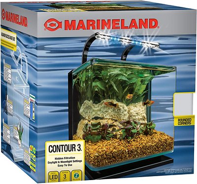 Marineland Contour Rail Light Aquarium Kit