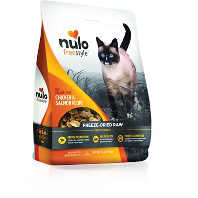 NULO Freestyle Chicken & Salmon Recipe Freeze-Dried Raw Cat Food