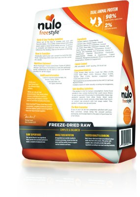 NULO Freestyle Chicken & Salmon Recipe Freeze-Dried Raw Cat Food