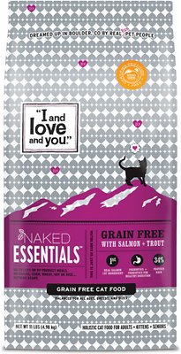 I AND LOVE AND YOU Naked Essentials Salmon + Trout Dry Cat Food