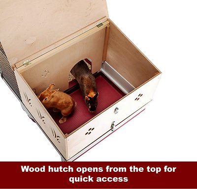 Ferplast Krolik 140 Rabbit Cage & Wood Hutch