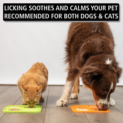 Hyper Pet IQ Calm Slow Feeder Cat & Dog Treat Mat
