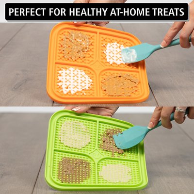 Hyper Pet IQ Calm Slow Feeder Cat & Dog Treat Mat