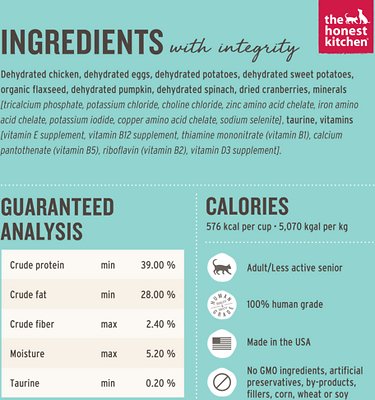 The Honest Kitchen Dehydrated Chicken Grain-Free Cat Food