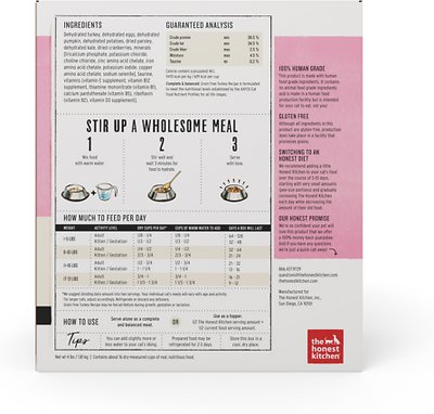 The Honest Kitchen Grain-Free Turkey Dehydrated Cat Food