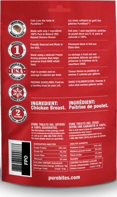PureBites Chicken Breast Freeze-Dried Raw Cat Treats