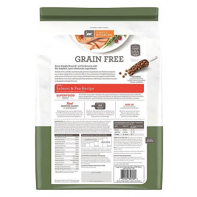 SIMPLY NOURISH Salmon & Pea Grain-Free Adult Cat Food