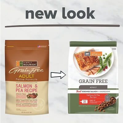 SIMPLY NOURISH Salmon & Pea Grain-Free Adult Cat Food
