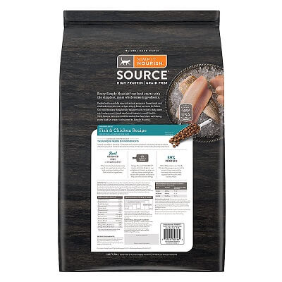 SIMPLY NOURISH SOURCE Fish & Chicken Recipe Indoor Cat Food