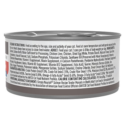 SIMPLY NOURISH Salmon Recipe Morsels Wet Cat Food