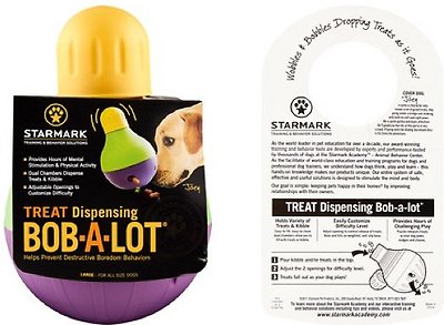 Starmark Treat Dispensing Bob-a-Lot Dog Toy