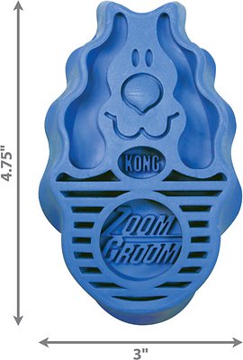 KONG Dog ZoomGroom Multi-Use Brush